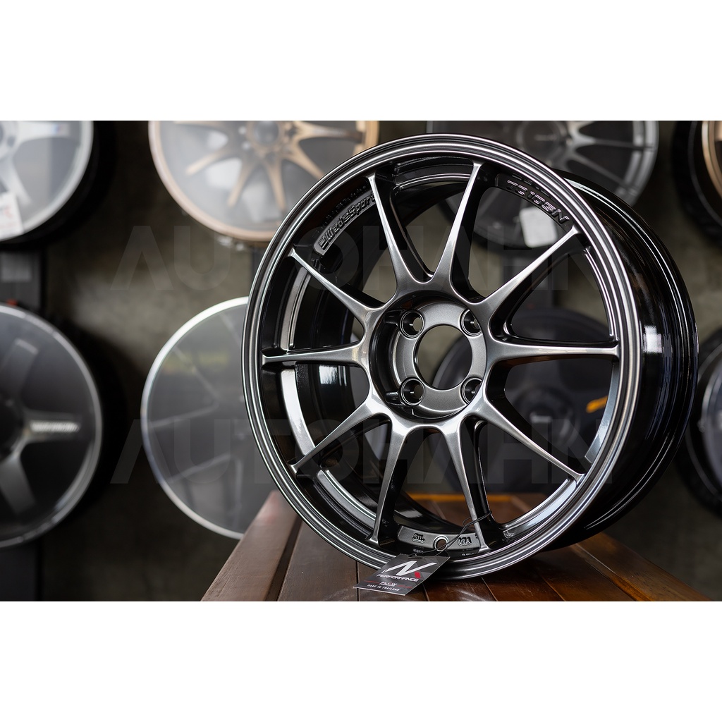 ล้อ-nk-performance-รีดเบา-flowforming-ลาย-tc105n-ขอบ-16-นิ้ว-สี-nk-dark