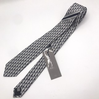 DIOR Monogram Necktie ของแท้ 100% [ส่งฟรี]