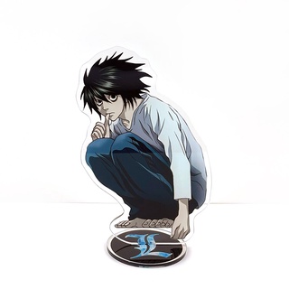 Death Note L Squatting จานอะคริลิคสําหรับตกแต่งเค้ก