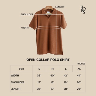 ภาพขนาดย่อของภาพหน้าปกสินค้า️ทักแชทรับโค้ดลดเพิ่ม Open Collar Polo เสื้อโปโลผู้ชายไม่มีกระดุมสีพื้น 1 (44-01) HOB STUDIOS จากร้าน hob.studios บน Shopee