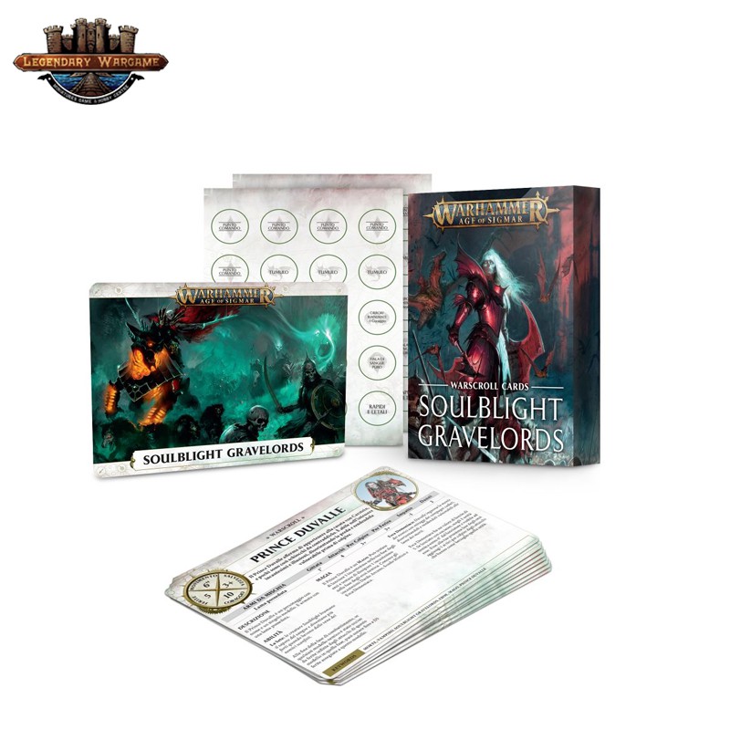 Warhammer Age of Sigmar - Soulblight Gravelords : Warscroll Cards - Je