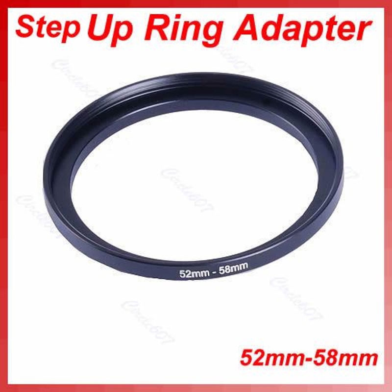 ภาพหน้าปกสินค้าMetal 58mm Step Up Filter Lens Ring Adapter 52-58 mm 52 to 58 Stepping จากร้าน run11sixty.th บน Shopee