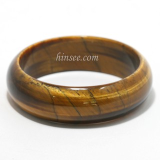 กำไลพลอตาเสือ ไทเกอร์ อาย Tigers Eye ขนาดหน้ากว้าง 20 มม. ขนาดวงใน 58 มม.เป็นหินธรรมชาติ สีสวย