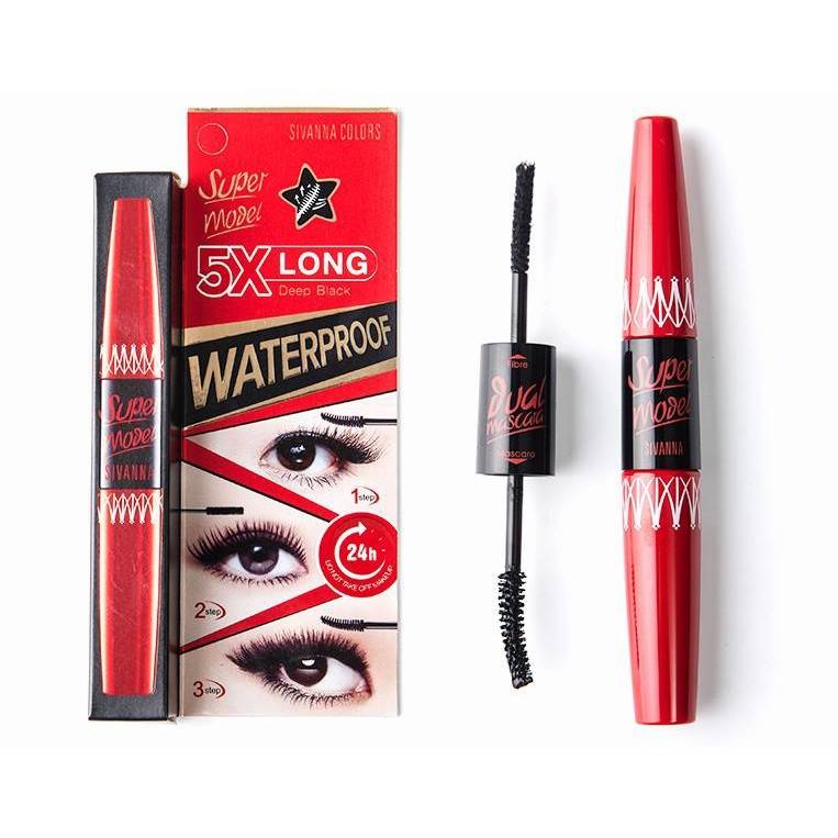 sivanna-super-model-5x-long-deep-black-2-step-mascara-hf893-ซิเวนน่า-มาสคาร่า-2-หัว-x-1-ชิ้น-alyst