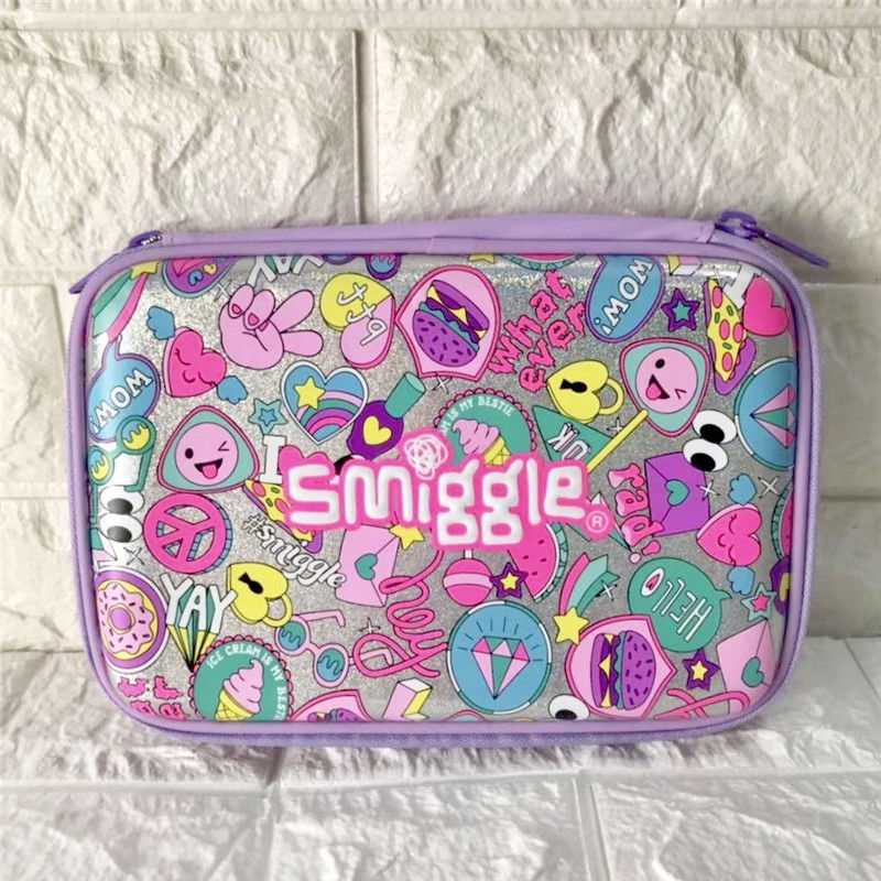 กล่องใส่ดินสอ-2-ชั้น-smiggle-ของออสเตรเลีย-กล่องเก็บเครื่องเขียนเอนกประสงค์