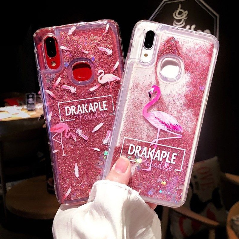 เคสโทรศัพท์-สีใส-พิมพ์ลายดอกไม้และนกฟลามิงโก้-สำหรับ-samsung-galaxy-a-10s-a-20s-a-30-s-j-8-2018-a-20-e-a-60-s-20-a-51