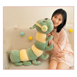 ✤❀Cute Caterpillar Plush Hugging Pillow Creative Durable Fluffy Stuffed Cotton Soft Toy