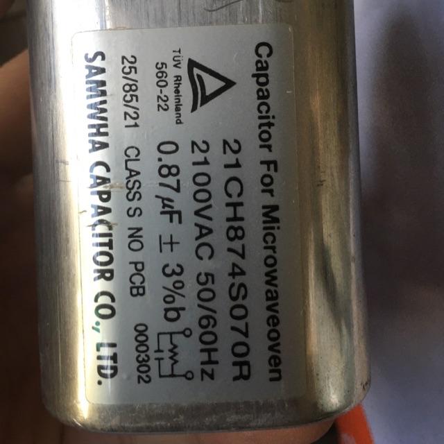 คาปาซิเตอร์ ไมโครเวฟ (ขาแบบ Sharp ) Microwave Oven Capacitors | Shopee ...