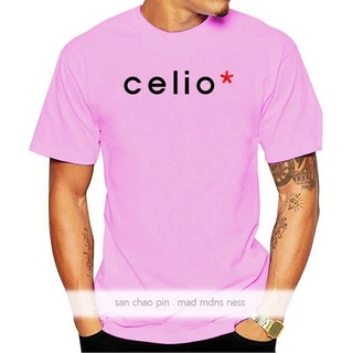 เสื้อคู่วินเทจ - ผู้ชายเสื้อยืดโลโก้ Celio เสื้อยืด s ขนาด Reguler Tshirt O-neck ฤดูร้อนบุคลิกภาพแ