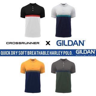 Gildan x CROSSRUNNER เสื้อโปโล แบบนิ่ม ระบายอากาศ แห้งเร็ว สําหรับผู้ใหญ่ ทุกเพศ CRP3100 CRP3100