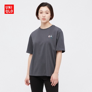 Uniqlo เสื้อยืดแขนสั้น พิมพ์ลาย Bubble MART UT สําหรับผู้ชาย และผู้หญิง 449367