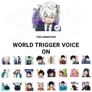 ภาพหน้าปกสินค้าสติกเกอร์ไลน์ World Trigger เวิลด์ทริกเกอร์ (มีเสียงภาษาญี่ปุ่น) ซึ่งคุณอาจชอบราคาและรีวิวของสินค้านี้