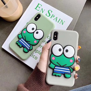 iPhone XS MAX XR X 6S 7 8 Plus 5s SE 3D Frog Patterned Slim Thin Soft TPU Silicon Protective Case Cover
