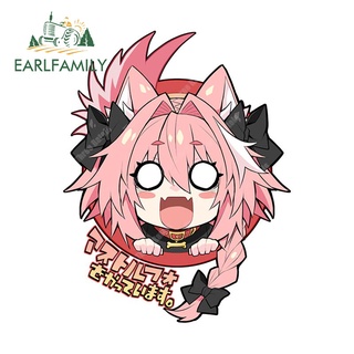 Earlfamily สติกเกอร์ไวนิล ลายการ์ตูน Chibi Astolfo Faith ขนาด 13 ซม. x 10.1 ซม. สําหรับติดตกแต่งรถยนต์