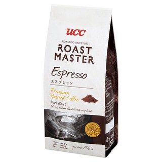 UCC Roast Master Espresso Ground Roasted Coffee 250g ยูซีซีโรสต์มาสเตอร์เอสเปรสโซกาแฟคั่วบด 250 กรัม