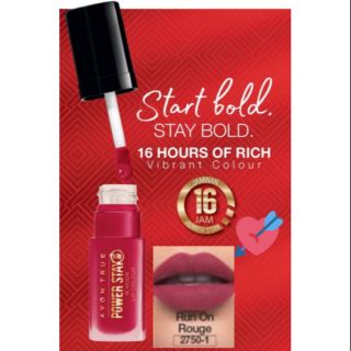 👄AVON True Power Stay 16 Hours Lip Colour 7ml.