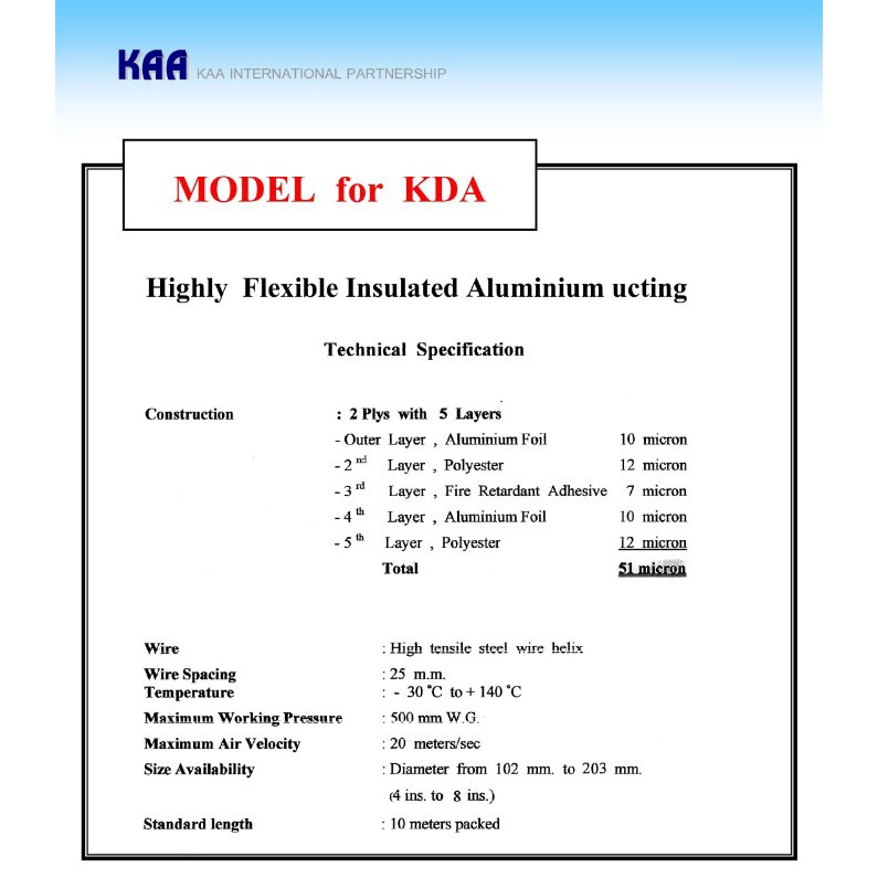 kaa-ท่อย่นอลูมิเนียมฟอยล์-ท่อเฟล็ก-ท่อนำอากาศ-6-x-3-ม-air-ventilation-ducting-ท่อลมระบายอากาศ-ท่อลมร้อน-ท่อดูดควัน