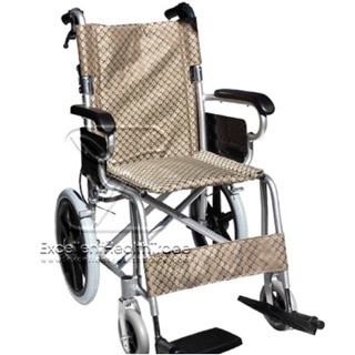 รถเข็นล้อเล็กพกพา (Portable wheelchair) - พับหลังได้