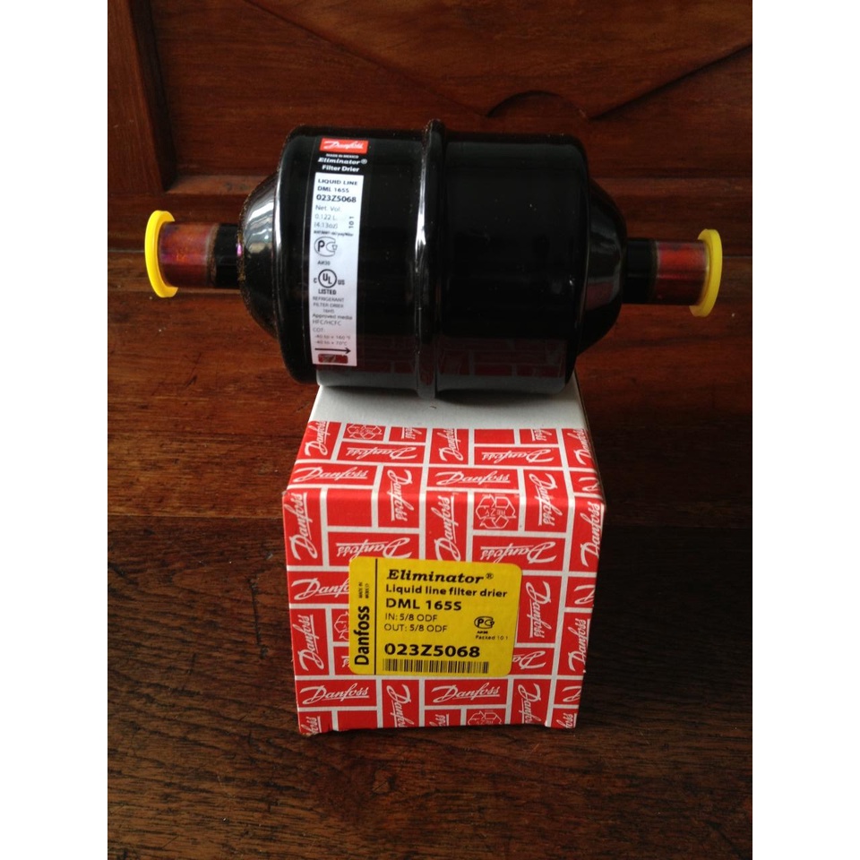 Danfoss 023Z5068 023Z506891 Hermetic filter drier, DML165s 16 cu.in ...