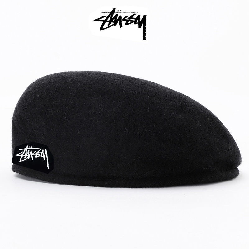 หมวกเบเร่ต์-stussy-ราคาถูกใส่ได้ทุกโอกาศ-สไตล์วินเทจ