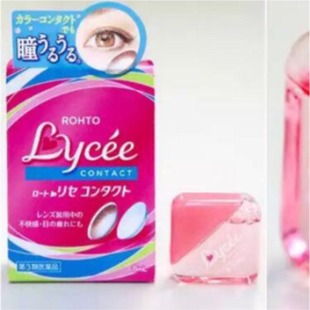 น้ำตาเทียมญี่ปุ่น Rohto Lycee Contact+ตลับ | Shopee Thailand