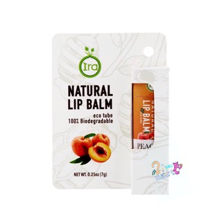 Ira Eco Lip Balm Tube: Peach 7g. 🍑