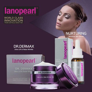 Lanopearl Nurturing Sensitive Skin Serum25mL + Dr.Dermax CreamUltra Lift  Relax Wrinkle 50ml.