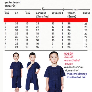 ภาพขนาดย่อของภาพหน้าปกสินค้าชุดหม้อฮ่อม เด็ก 1-15 ปี ( ทั้งชุด ) (เสื้อ ม่อฮ่อม แท้ จำหน่ายโดยผู้ผลิตโดยตรง เนื่อหนา แน่น ไม่ย้วย จากร้าน morhormshop1 บน Shopee ภาพที่ 1