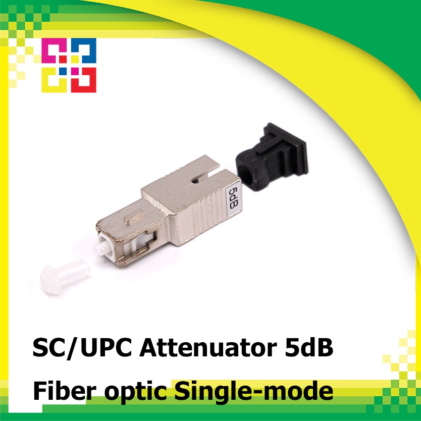 sc-upc-attenuator-5db-single-mode-fiber-optic-male-female-fixed-bismon