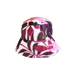 Pink Gift   หมวกปีกสั้น Boho Chic Style ป้องกันแดด UV ใส่ได้ทั้งสองด้าน