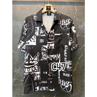 ภาพขนาดย่อของภาพหน้าปกสินค้าเสื้อฮาวายผ้าไหมอิตาลี เกรดพรีเมี่ยม จากร้าน pimchanok6351 บน Shopee ภาพที่ 4