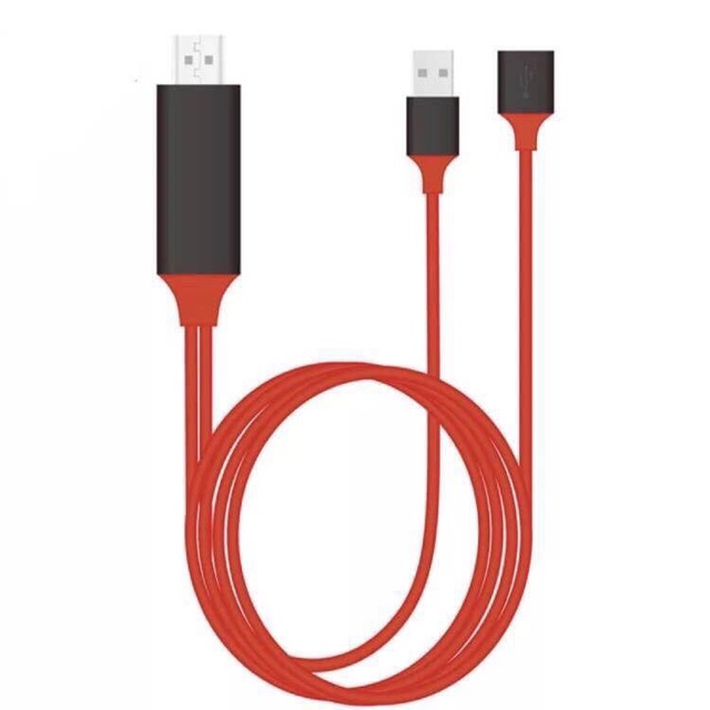 ภาพหน้าปกสินค้าสายแปลง HDTV HDMI Cable plug and play for iphone ของแท้(3in จากร้าน runeezheng บน Shopee