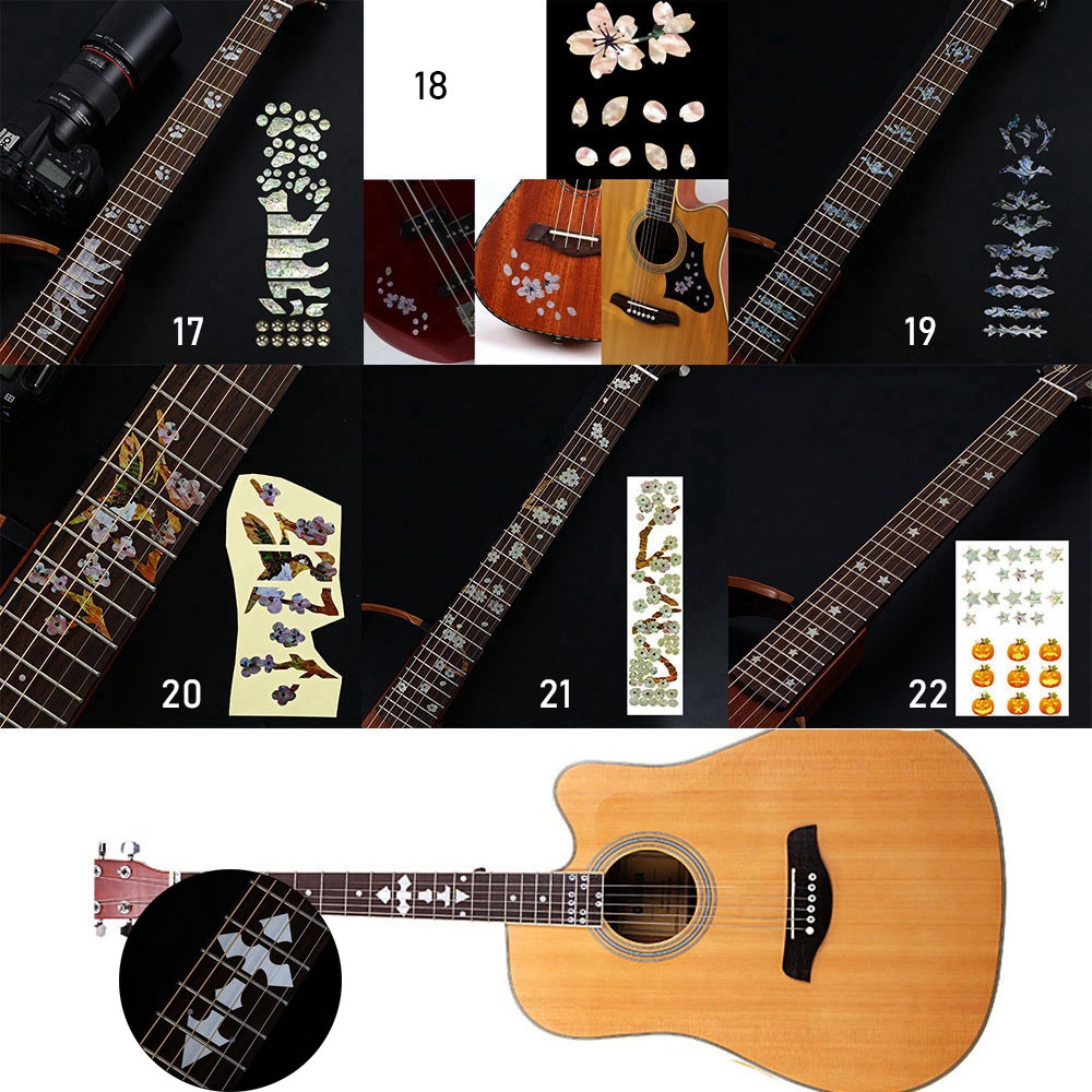 อะไหล่สติ๊กเกอร์-fretboard-สําหรับกีตาร์ไฟฟ้า