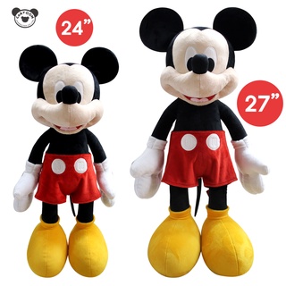 ภาพขนาดย่อของสินค้าDisney ตุ๊กตา Mickey Mouse มิกกี้เม้าส์ ขนาด 24 นิ้ว 27 นิ้ว Club House (สินค้าลิขสิทธิ์แท้ ส่งตรงจากโรงงานผู้ผลิต)