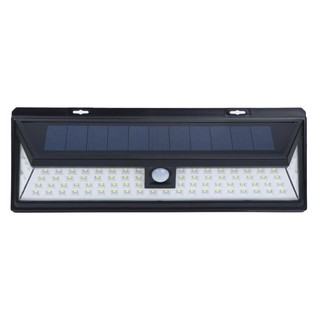 Exterior wall lights SOLAR POWERED WALL LIGHT RIN 216128001 16W BLACK External lamp Light bulb ไฟผนังภายนอก ไฟติดผนัง SO