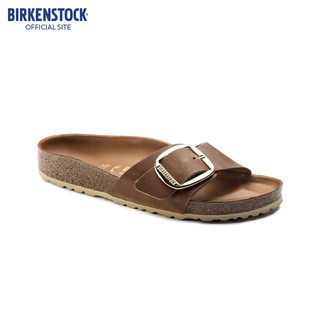 BIRKENSTOCK Madrid Big Buckle FL Cognac HEX Cognac รองเท้าแตะ ผู้หญิง สีน้ำตาล รุ่น 1006524 (regular)