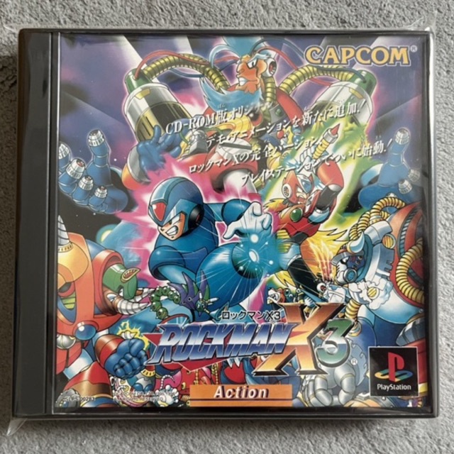 แผ่นเกมส์-แท้-ps1-rockman-x3-jp