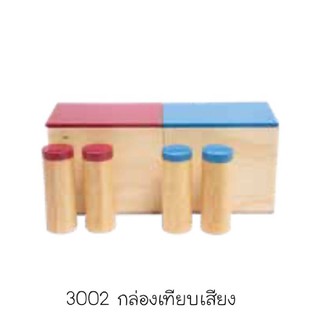 3001 กล่องเทียบเสียง กล่องเสียง ฝึกประสาทสัมผัสด้านการได้ยิน ของเล่น สื่อการสอน