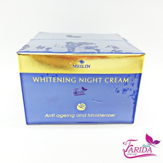 Meilin Whitening Night Cream 17g. เมลิน ไวท์เทนนิ่ง ไนท์ ครีม