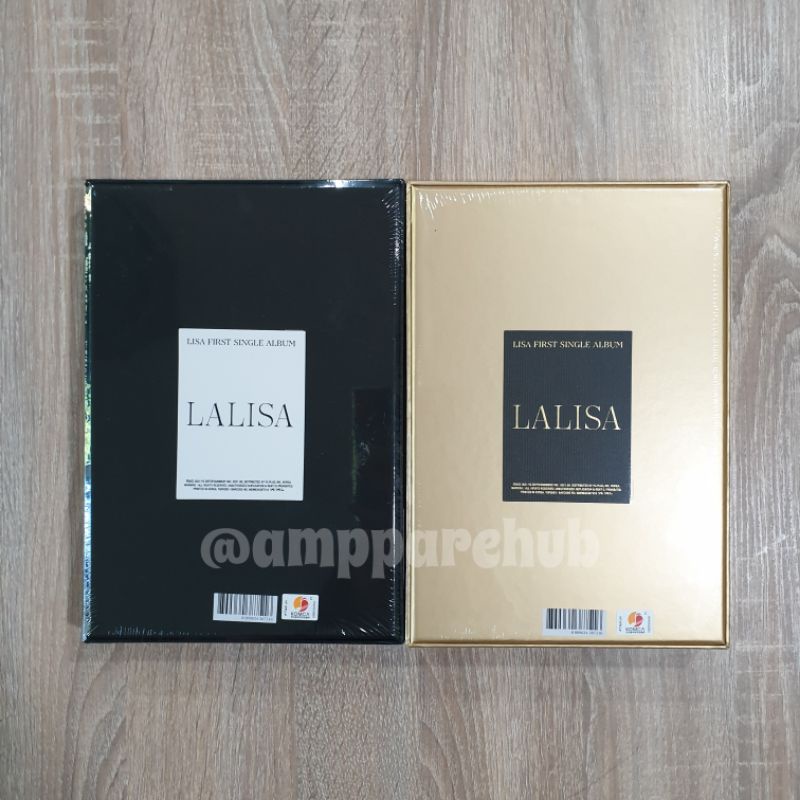 พร้อมส่ง-อัลบั้ม-blackpink-lisa-first-single-lalisa-black-version-gold-version