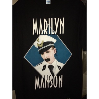 เสื้อผู้ชายเท่ - การออกแบบที่กําหนดเองบุรุษพิมพ์แฟชั่นเสื้อยืด Marilynsgrotesk Burlesk ทัวร์ 2003 ผ