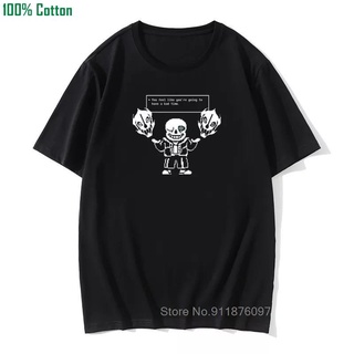 【hot sale】Undertale Sans เสื้อยืดแขนสั้น พิมพ์ลายโครงกระดูก สไตล์ฮาวาย โอเวอร์ไซซ์ คลาสสิก ของขวัญวันเกิด สําหรับผู้ชาย