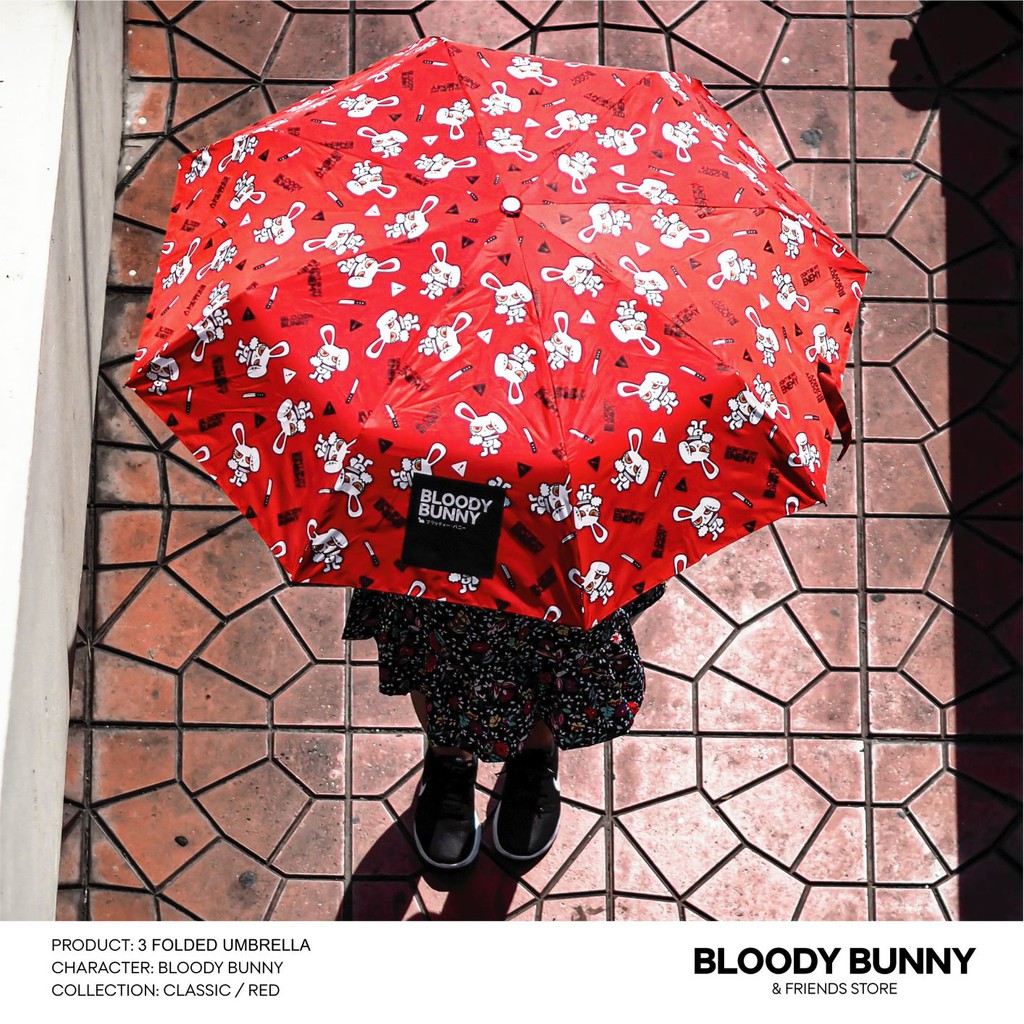 ร่มพับพกพา-bloody-bunny-amp-friends