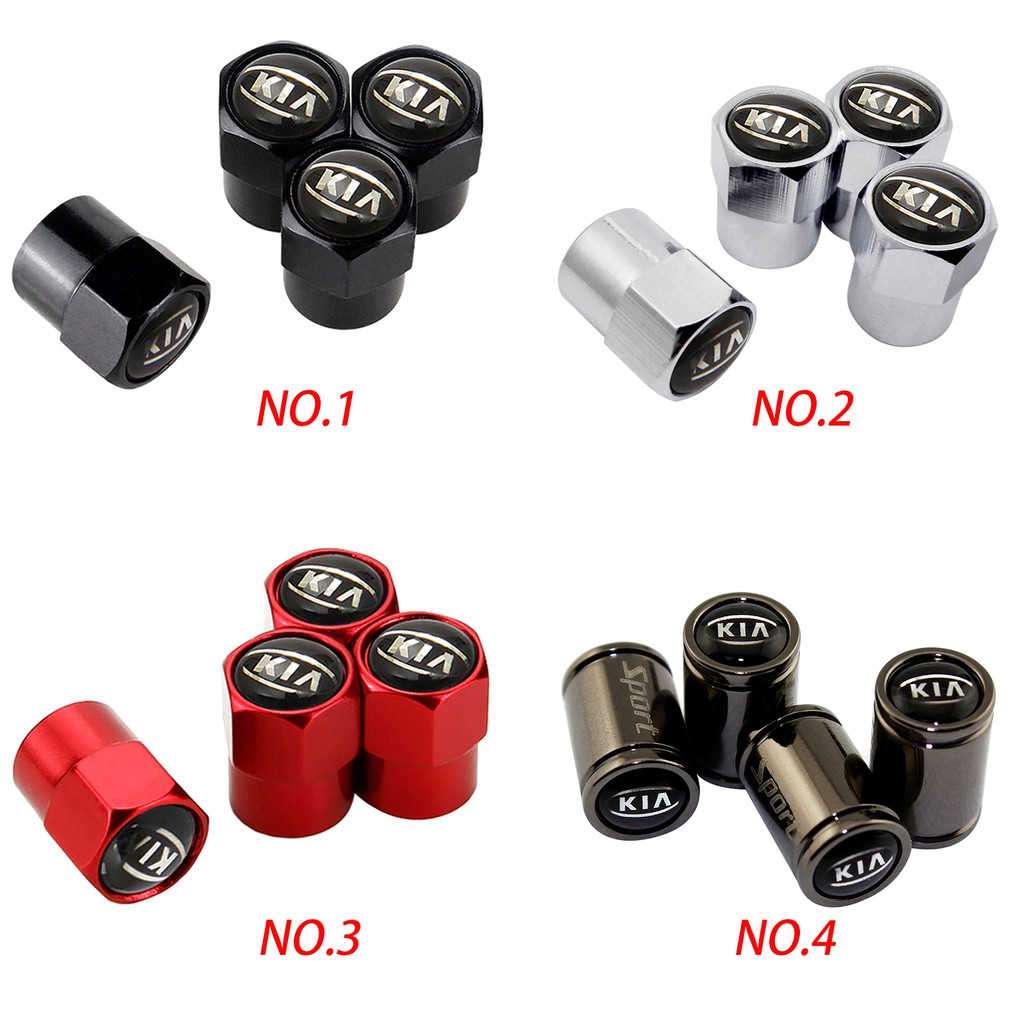 อุปกรณ์เสริมรถยนต์สำหรับ-kia-car-tire-valve-stem-caps-tire-air-cover