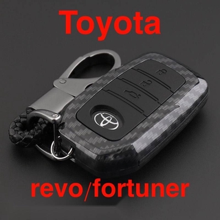 ภาพหน้าปกสินค้าready stock Toyota Smart-3 ซิลิโคน Carbon Fiber Toyota Alphard / Fortuner / Camry / Revo (Smart Key) / Car key Case ที่เกี่ยวข้อง