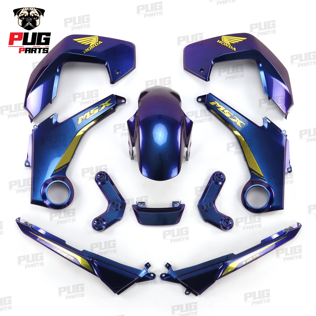 PUGParts ชุดสี MSX ตัวเก่า ชุดสีMSX 125 รุ่นแรก ปี2012-2015 (ชุด10ชิ้น ...