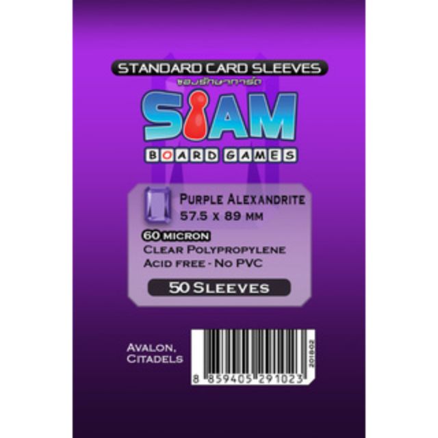 ภาพหน้าปกสินค้าซองการ์ด Siam boardgame Sleeves card ซองใสใส่การ์ด บอร์ดเกม ศิลปิน ไม่ดูดโฮโลแกรม จากร้าน kornrawachrunganansap บน Shopee