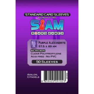 ภาพขนาดย่อของภาพหน้าปกสินค้าซองการ์ด Siam boardgame Sleeves card ซองใสใส่การ์ด บอร์ดเกม ศิลปิน ไม่ดูดโฮโลแกรม จากร้าน kornrawachrunganansap บน Shopee
