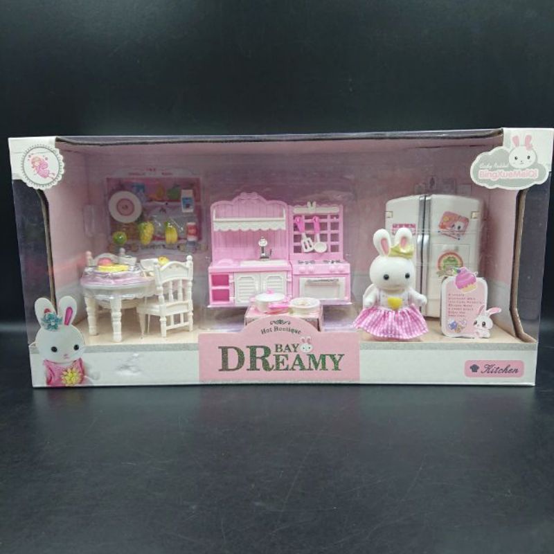 พร้อมส่ง-บ้านตุ๊กตา-ซิลวาเนียน-sylvanian-bay-dreamy-ชุดห้องครัว-ห้องทานข้าว-เกรดพรีเมี่ยม-งานสวยมาก-น่ารัก-น่าเล่นครับ