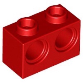 Lego Technic part (ชิ้นส่วนเลโก้) No.32000 Brick 1 x 2 with Holes